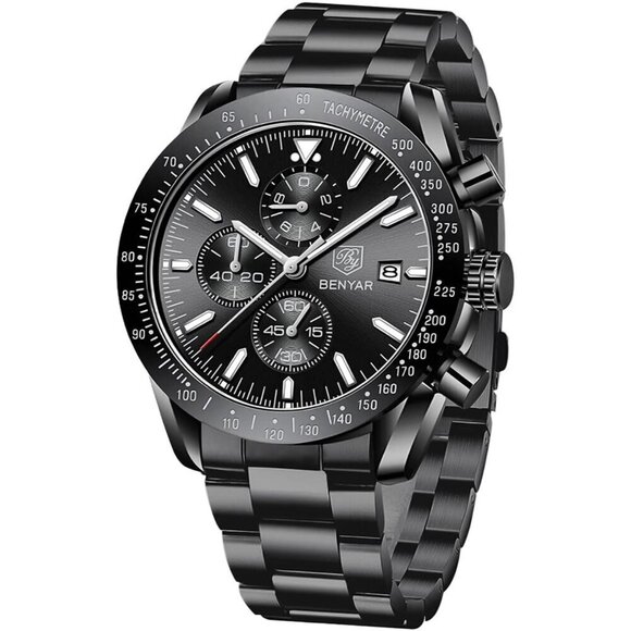Other - ⚡Watches for Men Analog Quartz Chronograph 30M Waterproof Luminous Big Face